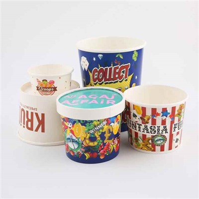 فنجان های ژلاتو کاغذی